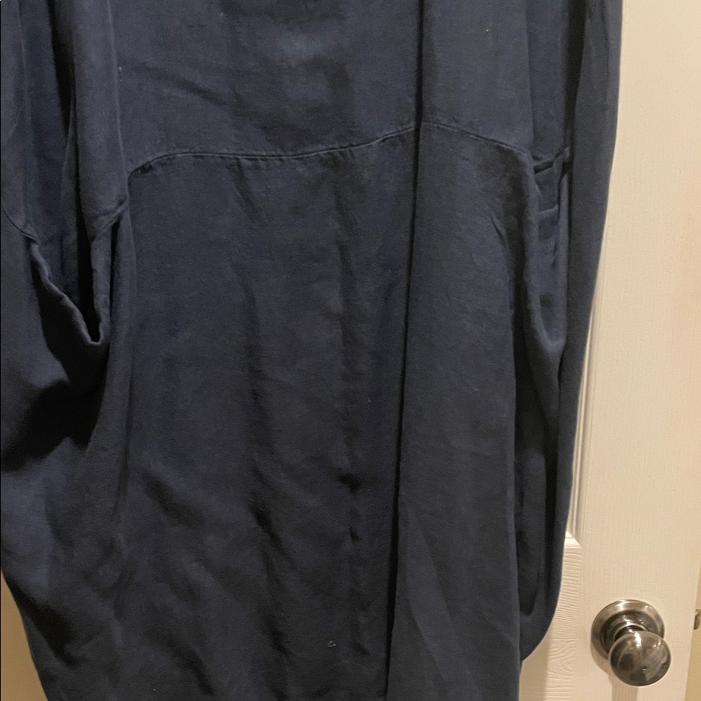 Chic Navy Midi Dress XL - Picture 4 of 6